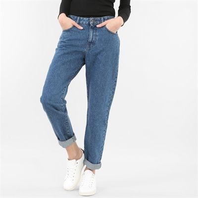 (HIGHWAIST) CELANA HIGHWAIST JEANS WANITA PREMIUM TERBARU KEKINIAN/CELANA PANJANG JEANS BLUE