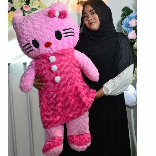 Boneka Hello Kitty Jumbo Besar Bulu Rasur Snail Boneka Besar Murah Boneka Lucu 1 Meter [SBN.31Oc22ν]