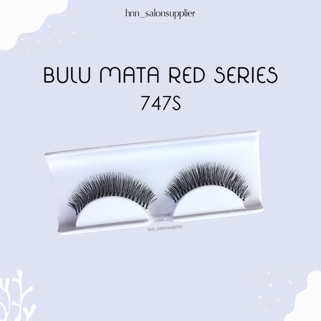 747S Bulu Mata Palsu Handmade Fake Eyelash Eye Lashes Lash Artifivial Belle Eyelashes