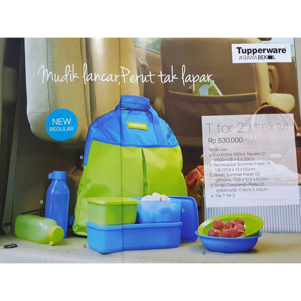 T for 2 set tupperware