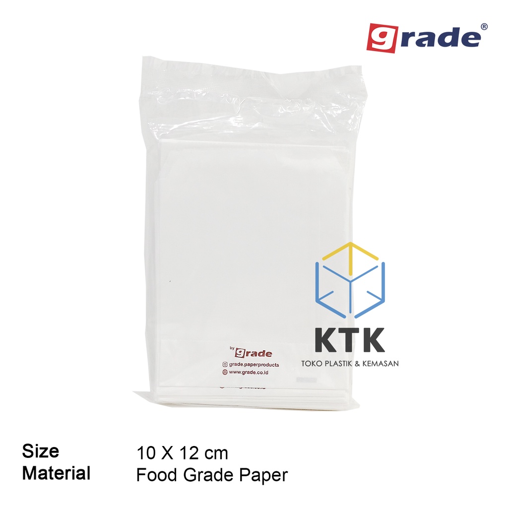 Paper Bag Kecil Grade Kentang Goreng [100 lembar] Kantong Kertas Makanan