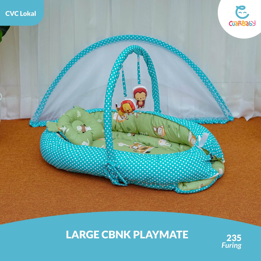 Kasur Bayi Kelambu Large CBNK Playmate Motif Visit to Safari Mix Dottie Baby Alexis By Cuan Baby LAR