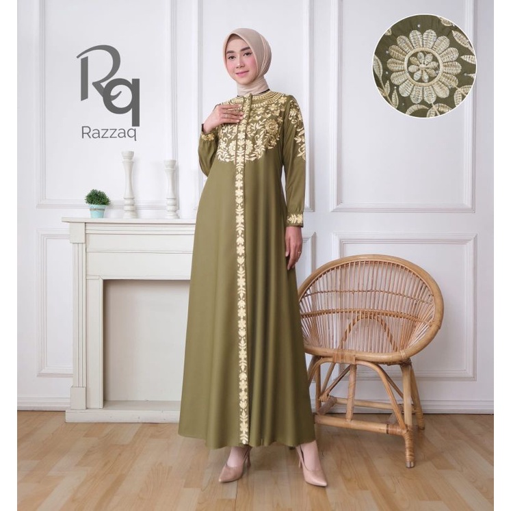 GAMIS MADINA TUGBA TOYOBO BORDIR GAMIS WANITA 2022