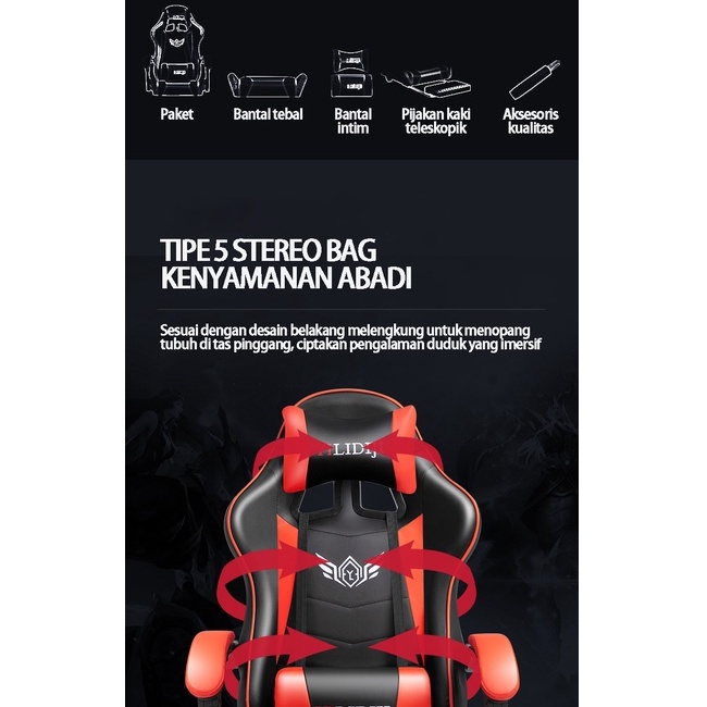 kursi kantor / kursi gaming / gaming chair / premium quality gaming / kursi gaming murah