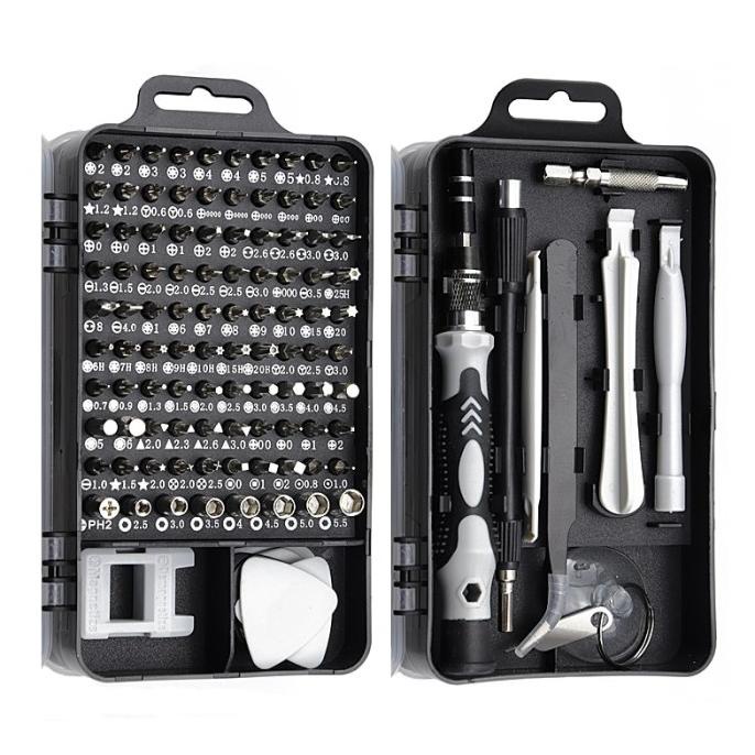 Taffware 115 in 1 Screwdriver Set Reparasi Smartphone Laptop Precision