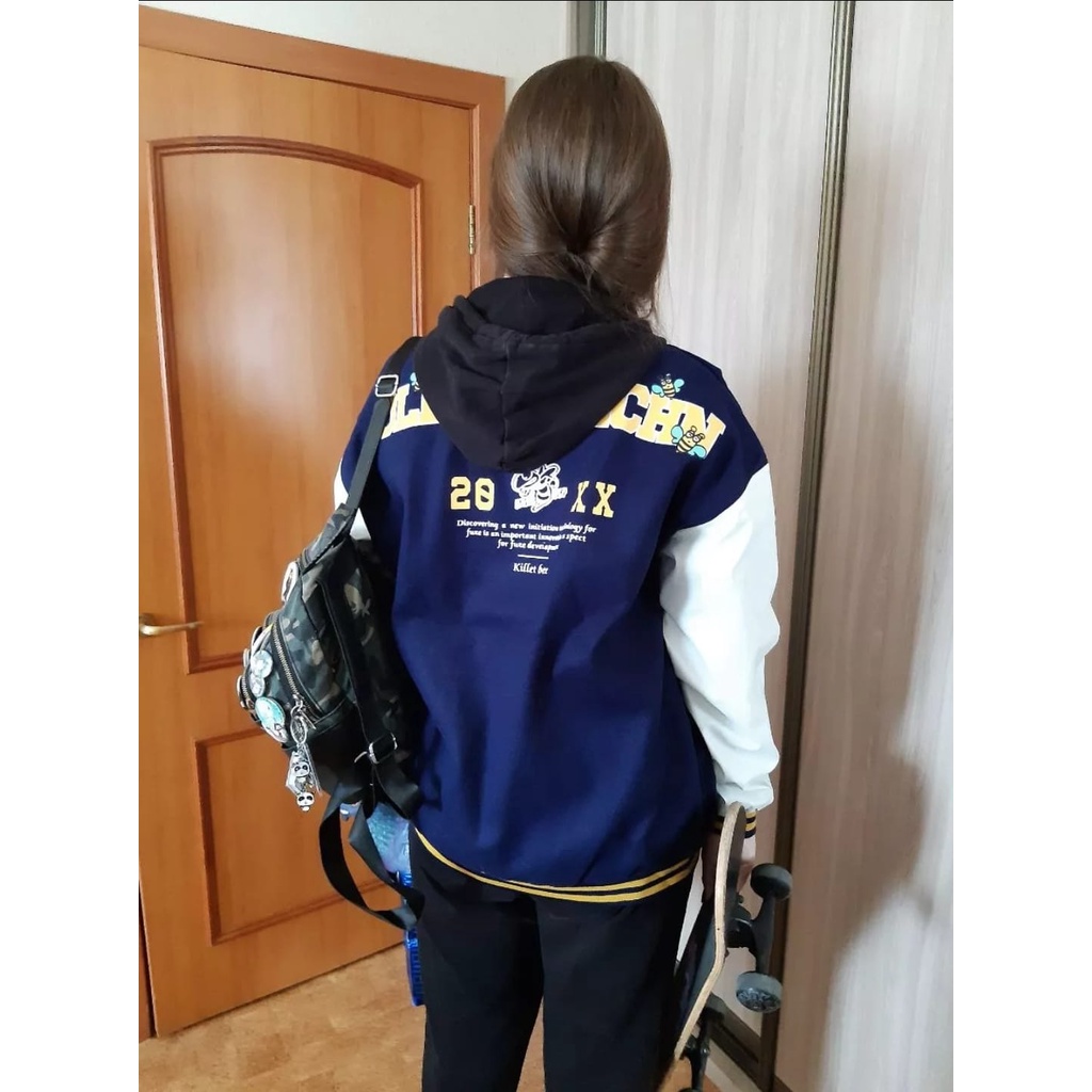 Sjf - Jaket Baseball Varsity 20XX - Jaket Varsity Baseball - Jaket Varsity Tebal - Varsity Jacket Logo -S- Varsity jaket pria wanita (M-XXL)