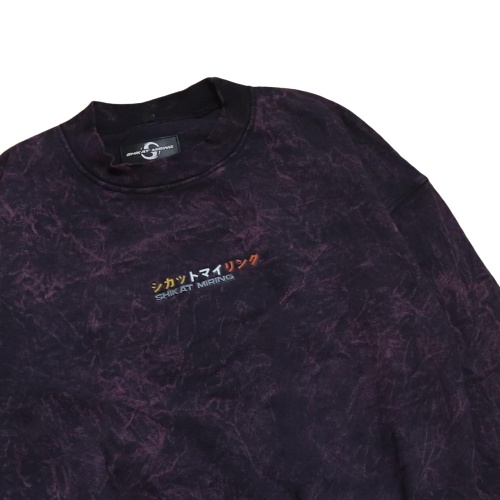 Sweater Crewneck Pria SKM JAPANESE SANDWASH Original