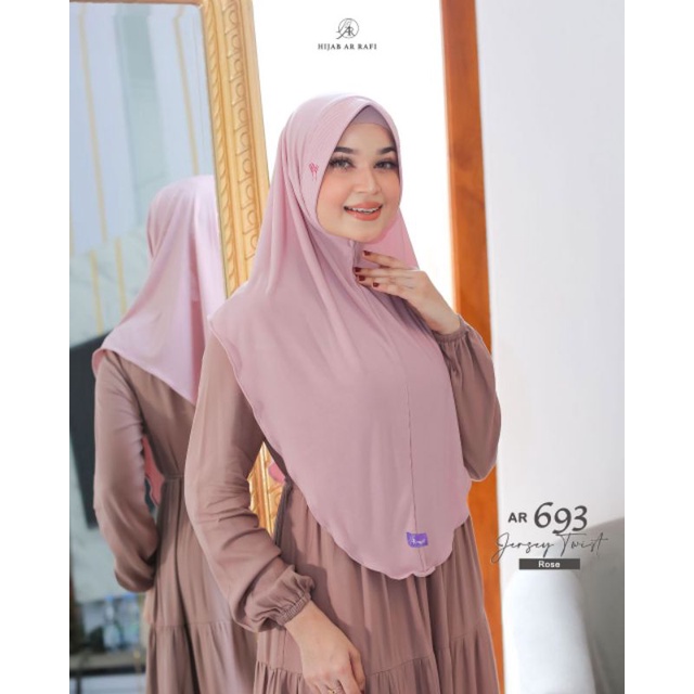 Arrafi 693 hijab kerudung bergo simpel jumbo