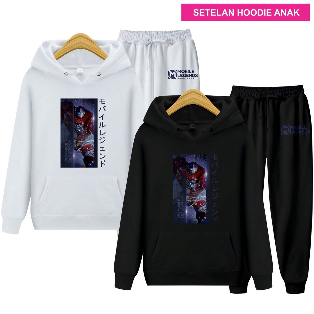 Setelan Sweater Hoodie Anak Johnson MLBB