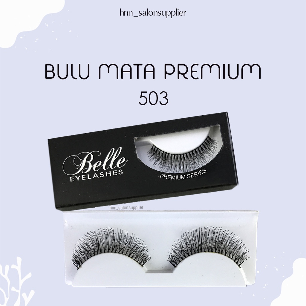 503 Bulu Mata Palsu Handmade Fake Eyelash Eye Lashes Lash Artifivial Belle Eyelashes