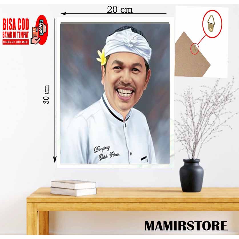 Poster Kayu FOTO + BINGKAI DEDI MULYADI / WALLDECOR DEDI MULYADI / POSTER DEDI MULYADI / HIASAN DINI