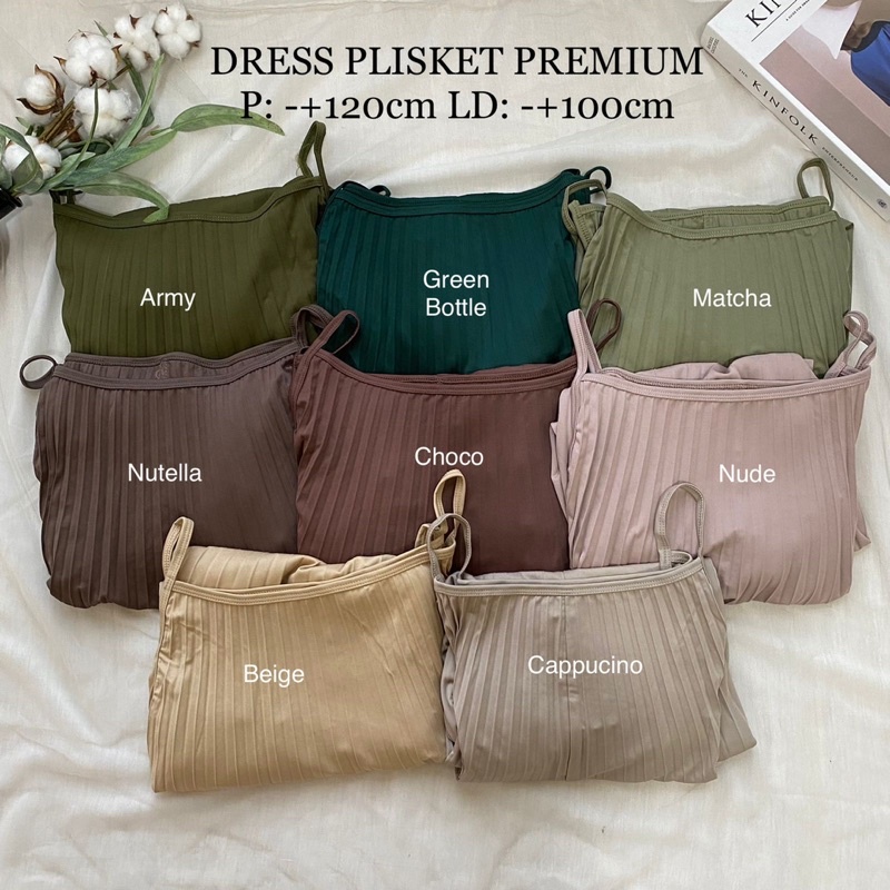 PLEATS DRESS Plisket dress mayung bahan hyget premium