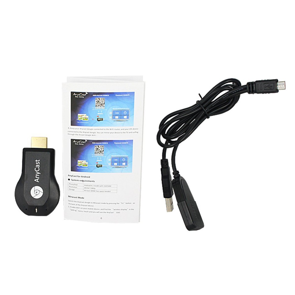 Anycast M2 Plus EZCast Mirroring DLNA Airplay - Wifi Display Receiver Dongle