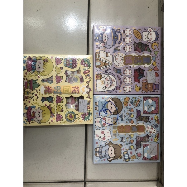 

stiker karakter Zaomo Box isi 100