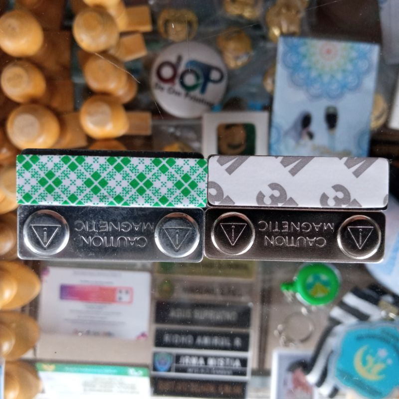 

Bisa COD Magnet Nametag Papan Nama Dada