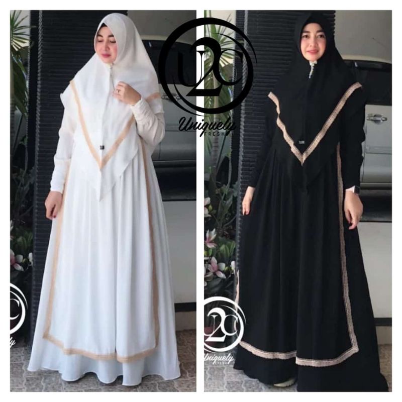 SYARI PREMIUM HUMAIRAH BY BUTIK U2C GAMIS SYARI ORI ELEGAN