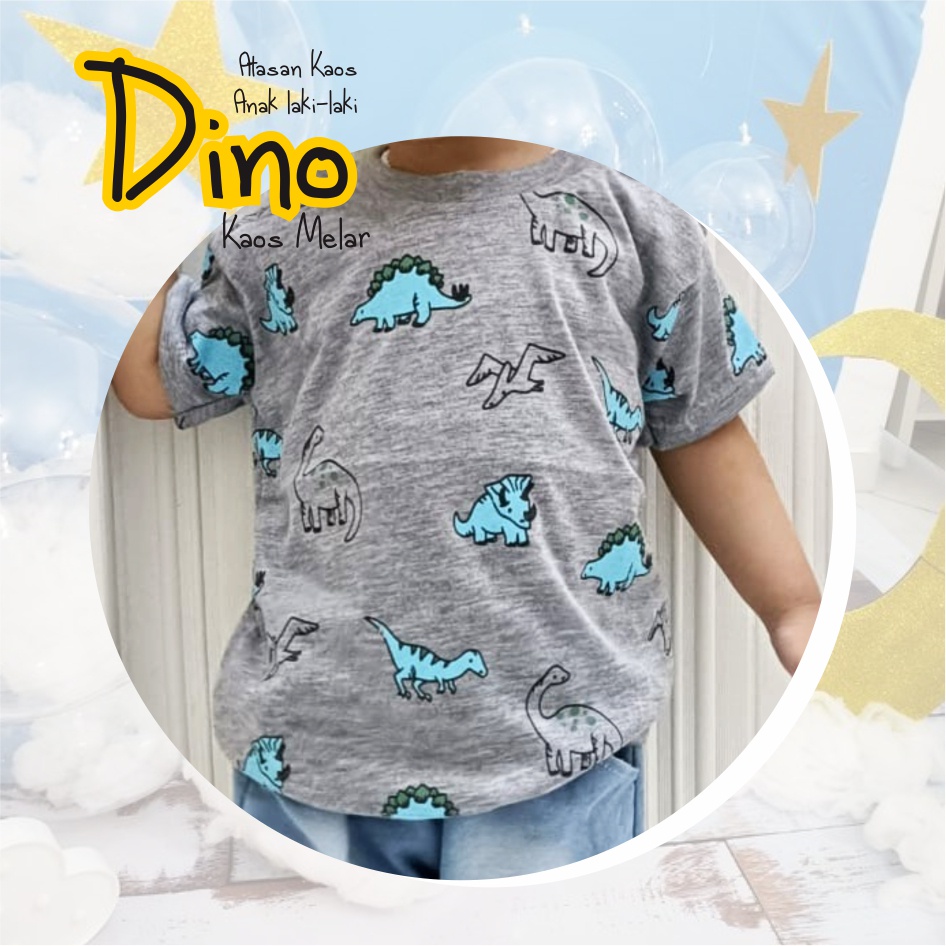 Atasan Kaos Murah Anak Laki-laki Dino CF Kids