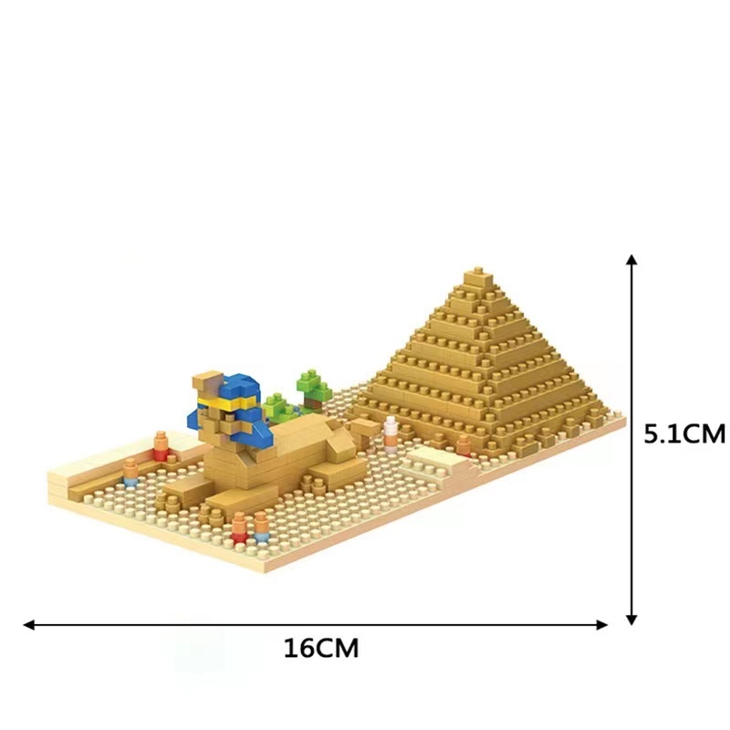 Mainan Miniatur Balok Bangunan Partikel Kecil Untuk Dekorasi Ruang Tamu / Kamar Tidur