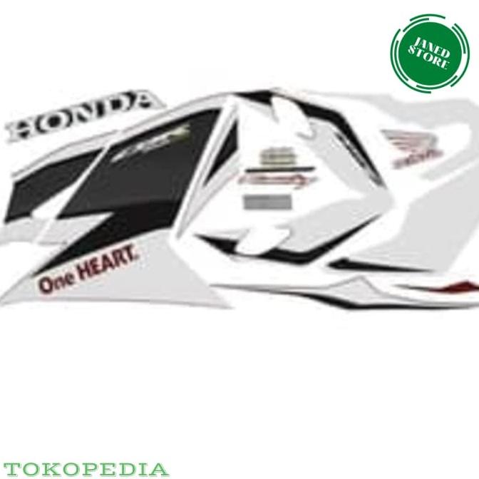 SPAREPART MOTOR 3388 STICKER BODY STRIPE SET R RED CBR 250RR