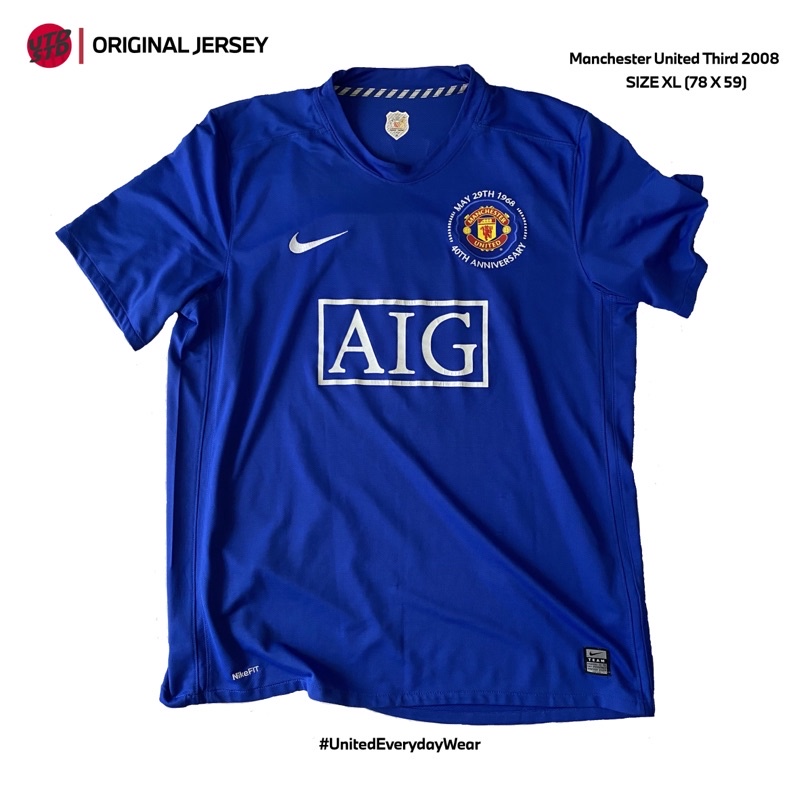 Manchester United Original Jersey 2008 40th Edition