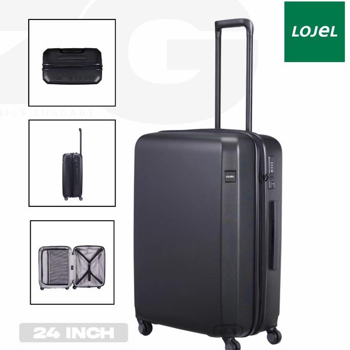 Koper Lojel 24 Inch Medium Rando Zip Expand Tsa Lock - Hitam Storolala