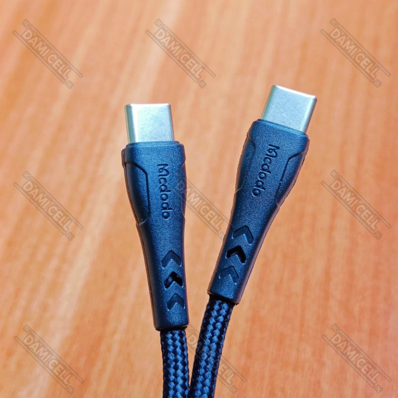 MCDODO CA-7640 Kabel Powerbank Cable Type C To Type C 20CM  PD Fast Charging 60W 3A