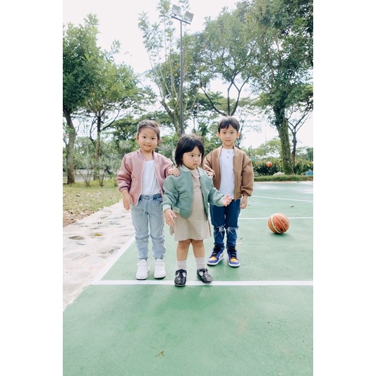 LOKA Bomber Zipper Jacket / Jaket Bomber Anak 1-6thn