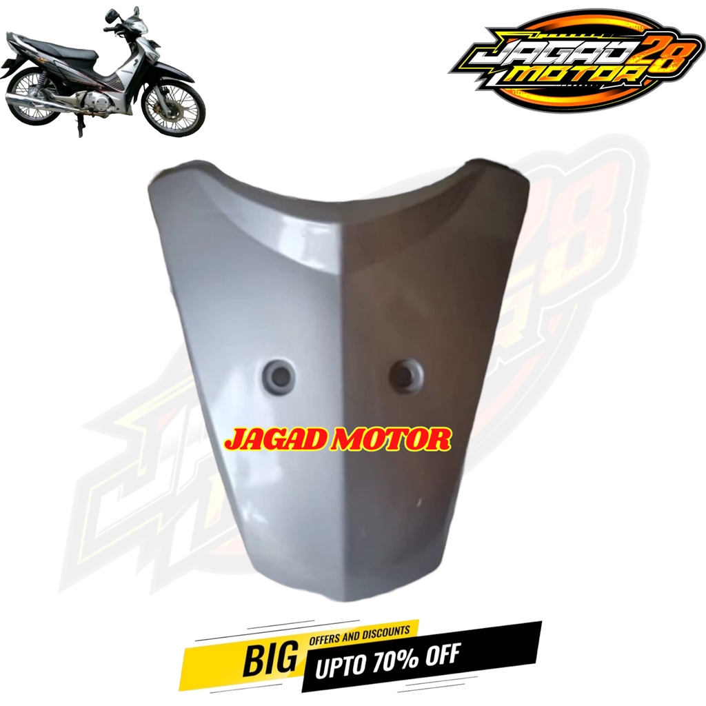 Tameng Depan Supra X 125 Lama 2005-2007 Silver / Dasi Depan Supra X 125 Lama 2005-2007 Silver / Dasi Tameng Panel Dada Body Depan Honda Supra X 125 Lama 2005-2007 Silver