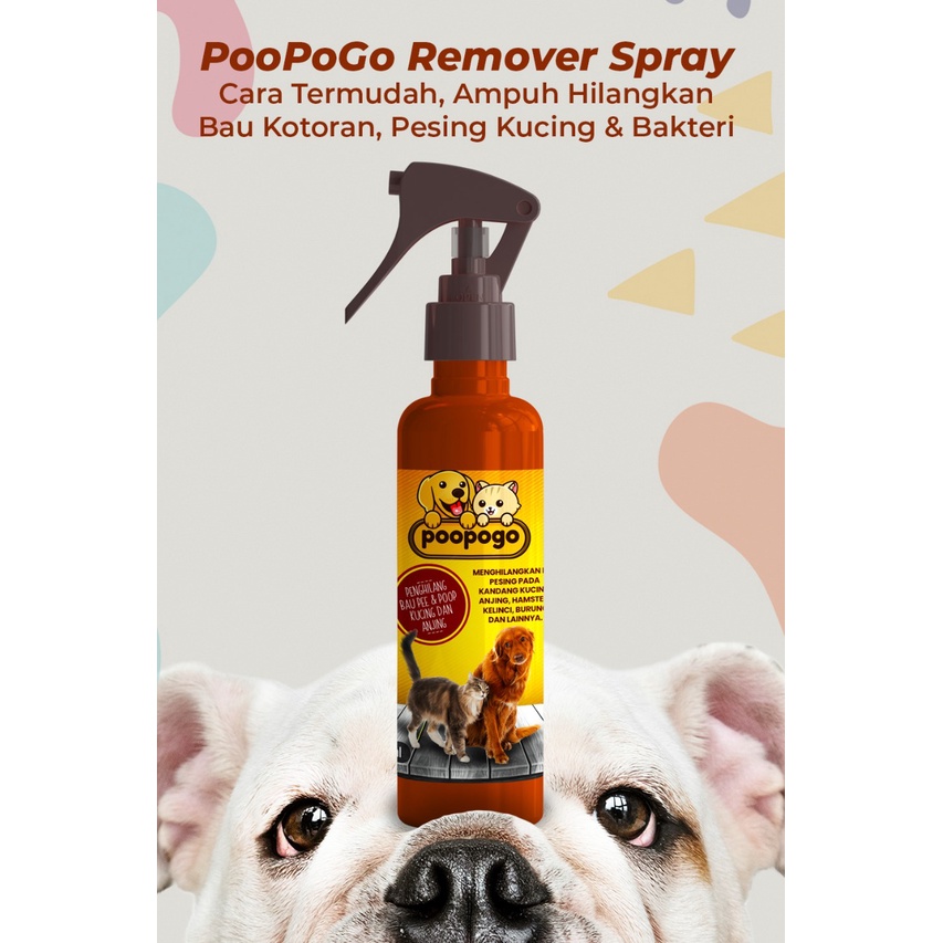POOPOGO Pet Pee Deodorizer Cairan Penghilang Bau Pipis Hewan