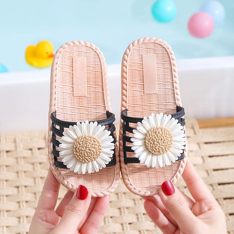 LittleAaron STRIPE  FLOWER A33+1 Sandal Anak Perempuan Bahan Karet Model Lucu 2-8 Tahun Import Sport Termurah Sendal Bayi Anak Cewek Cowok