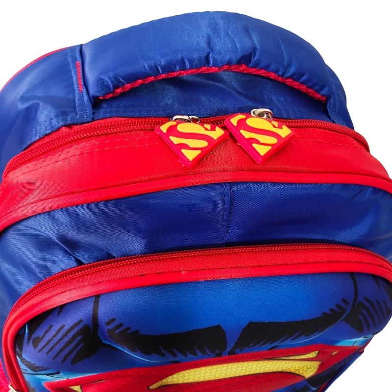 Tas Sekolah Anak Laki Laki TK SD Model Ransel Import Premium Motif Superhero Spiderman Batman Superman Captain America