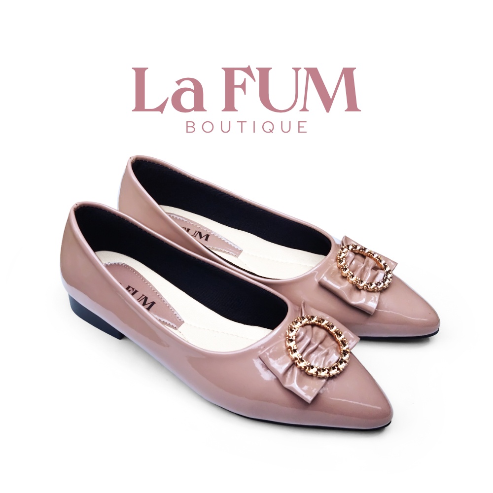 Jazlyn Pantofel - sepatu pansus flat shoes