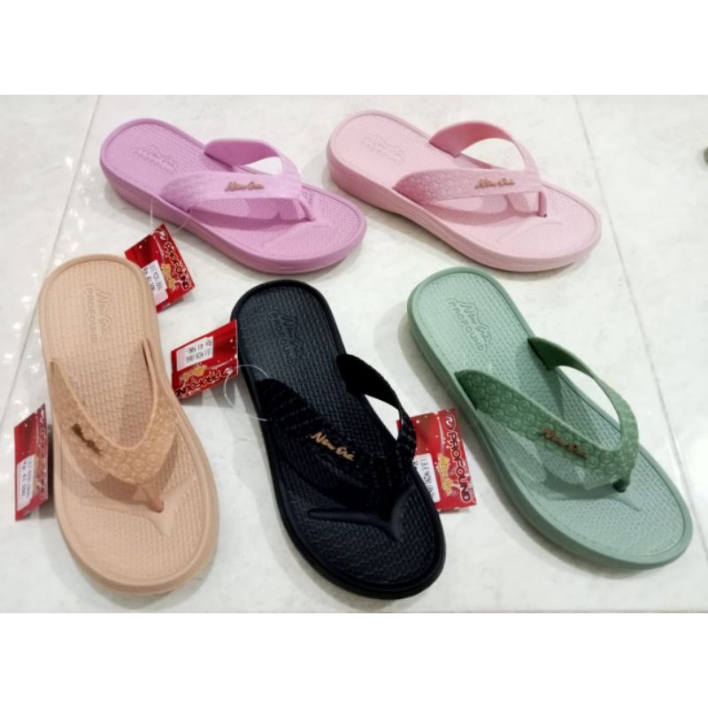 Sandal Jepit Wanita Wedges Phylon Karet New Era (New Arrival)