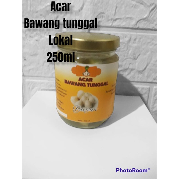 Jual Acar Bawang Putih Tunggal Lokal 500 Gram Bawang Tunggal Lokal Free