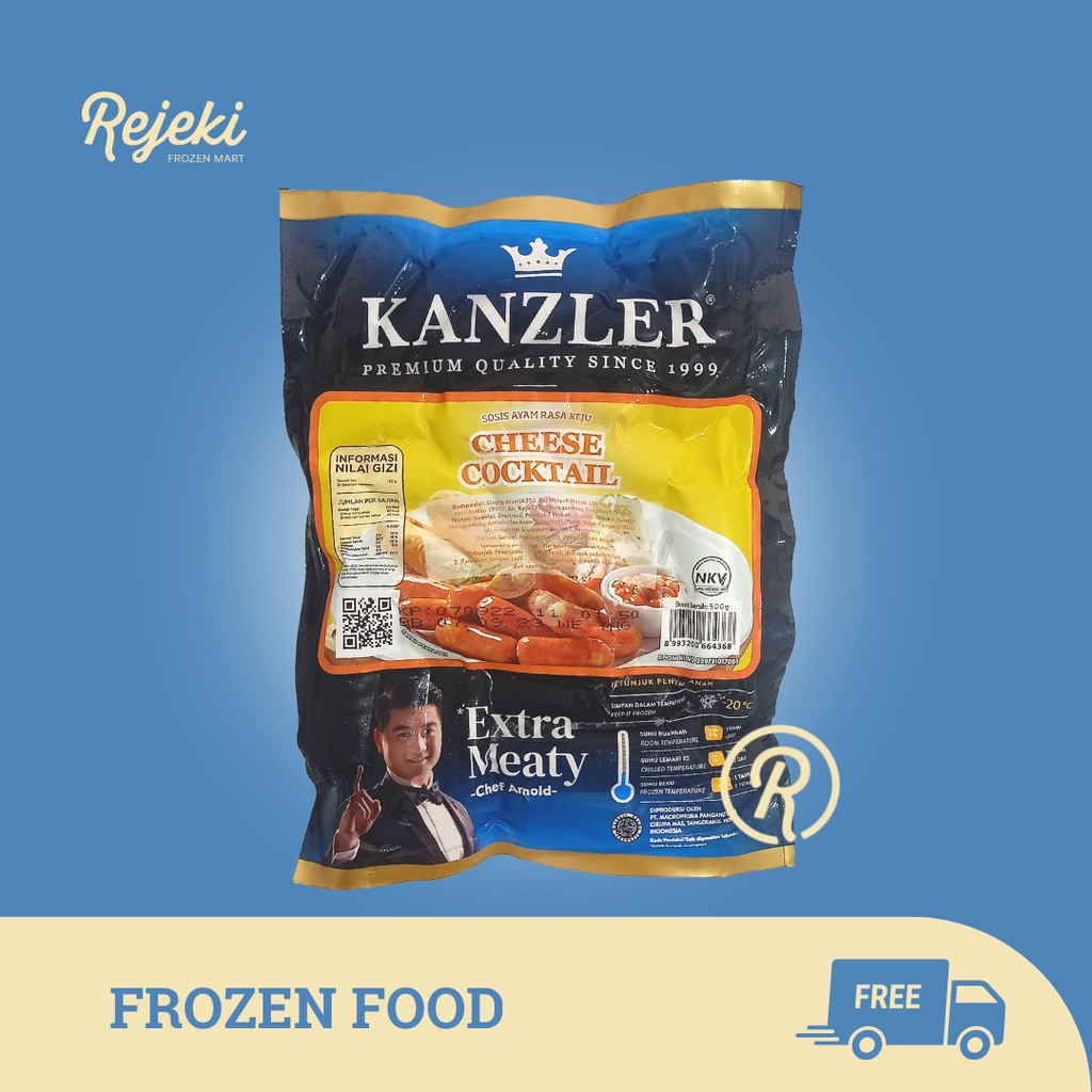 

Kanzler Cheese Cocktail 500gr - Rejeki Frozen Mart