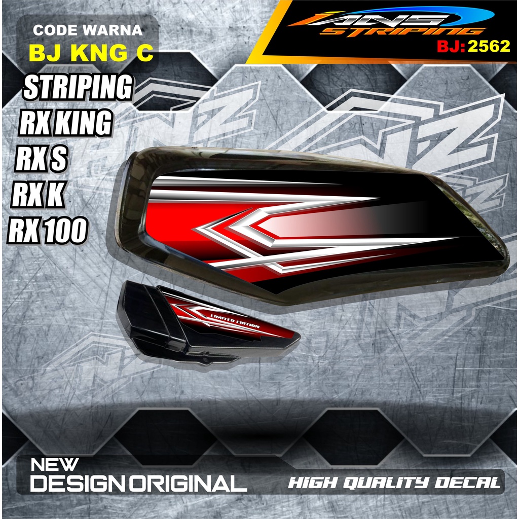 STICKER BODY MOTOR RX KING 2007 2004 2005 / STRIPING CUSTOM RX KING TERMURAH