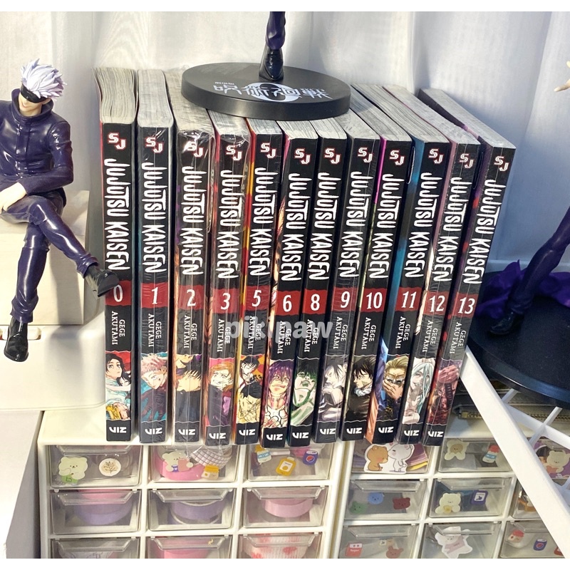 [READY] manga jujutsu kaisen jjk eng / english ver vol 0 1 2 3 5 6 10 11 12 13 viz