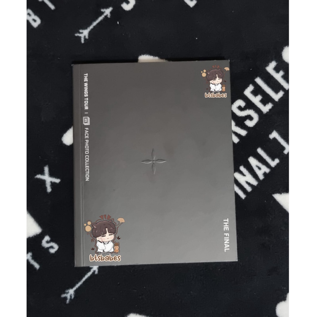 Jual BTS WINGS TOUR FACE PHOTO COLLECTION BLACK VERSION Shopee Indonesia