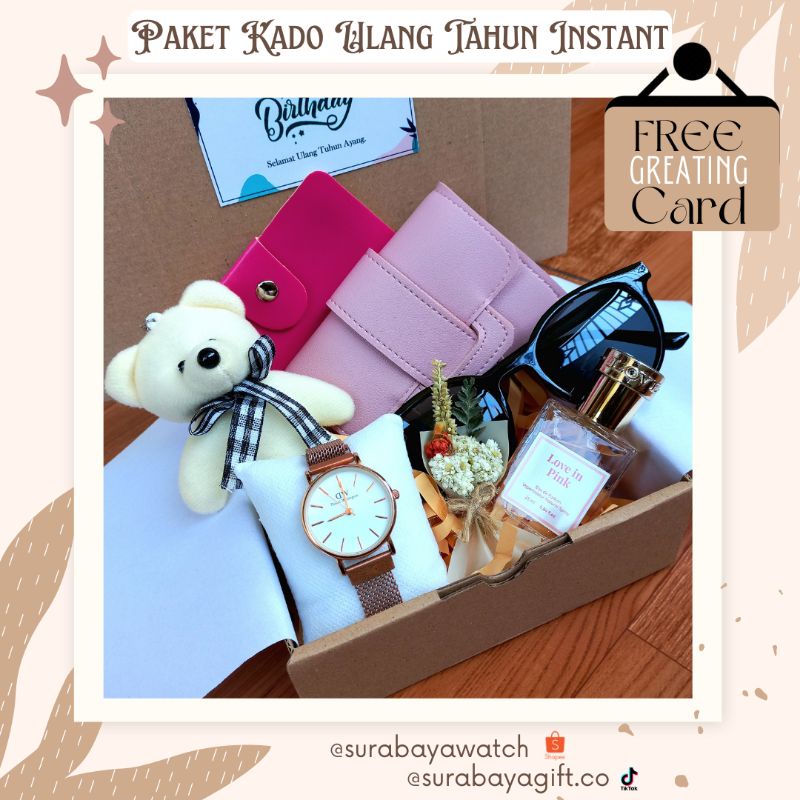 Paket Gift Ulang Tahun Cewek Kado Wisuda Hampers Anniversary