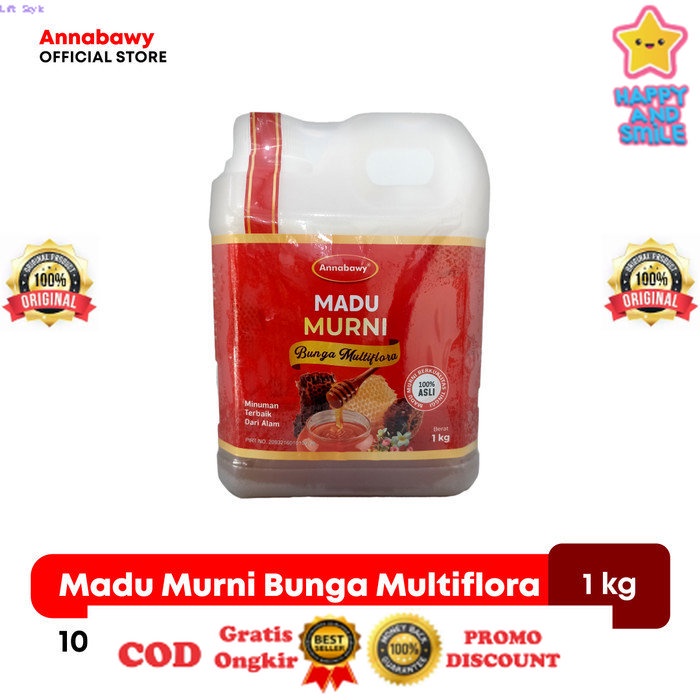 

MADU ASLI ORIGINAL Madu Murni Multiflora Annabawy 1kg Original Best Quality Life Style