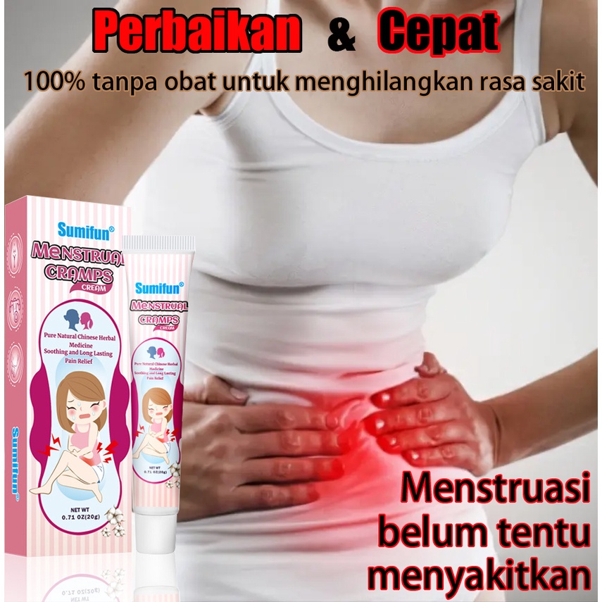 Nyeri Haid / Menstrual Care / Nyeri Perut / kram perut / Menstrual Care Pain Relief / Obat menstruasi / Krim perawatan menstruasi 20g