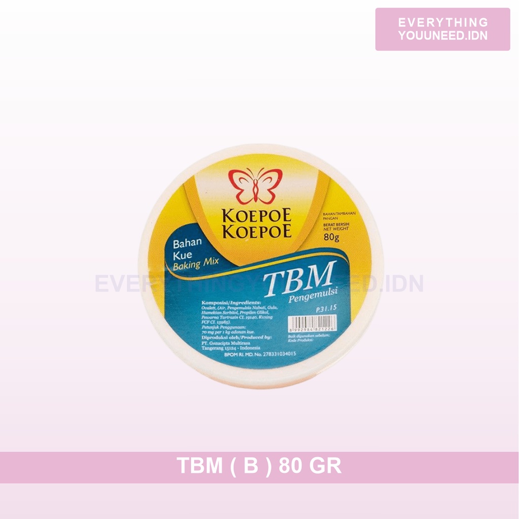 

Tbm (B) 80 Gr Koepoe Koepoe