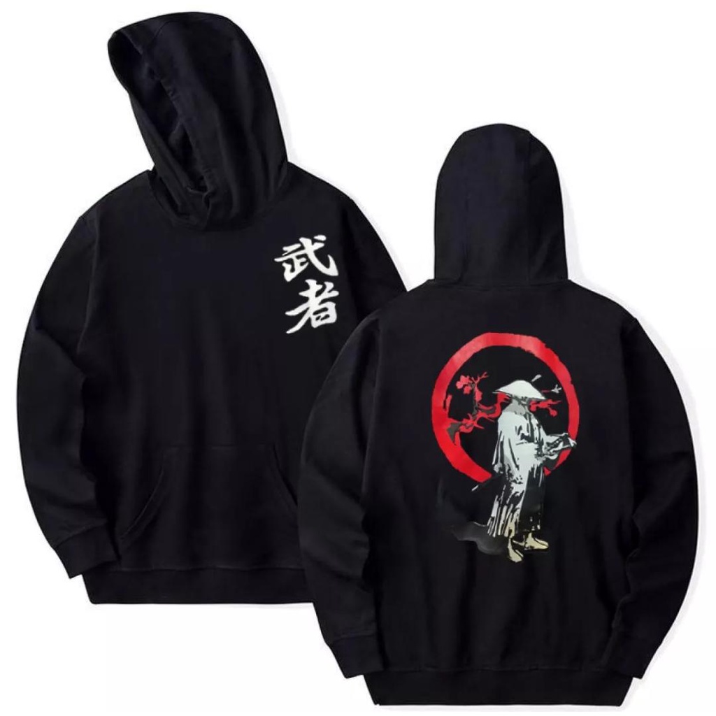 Sweater Hoodie samurai Japan Rider Sunmori Sweater pria Original Hoodie Japan Wibu