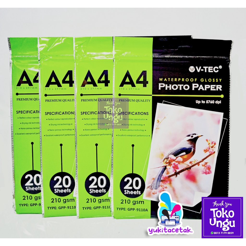 

Photo Paper/Kertas Photo V-TEC