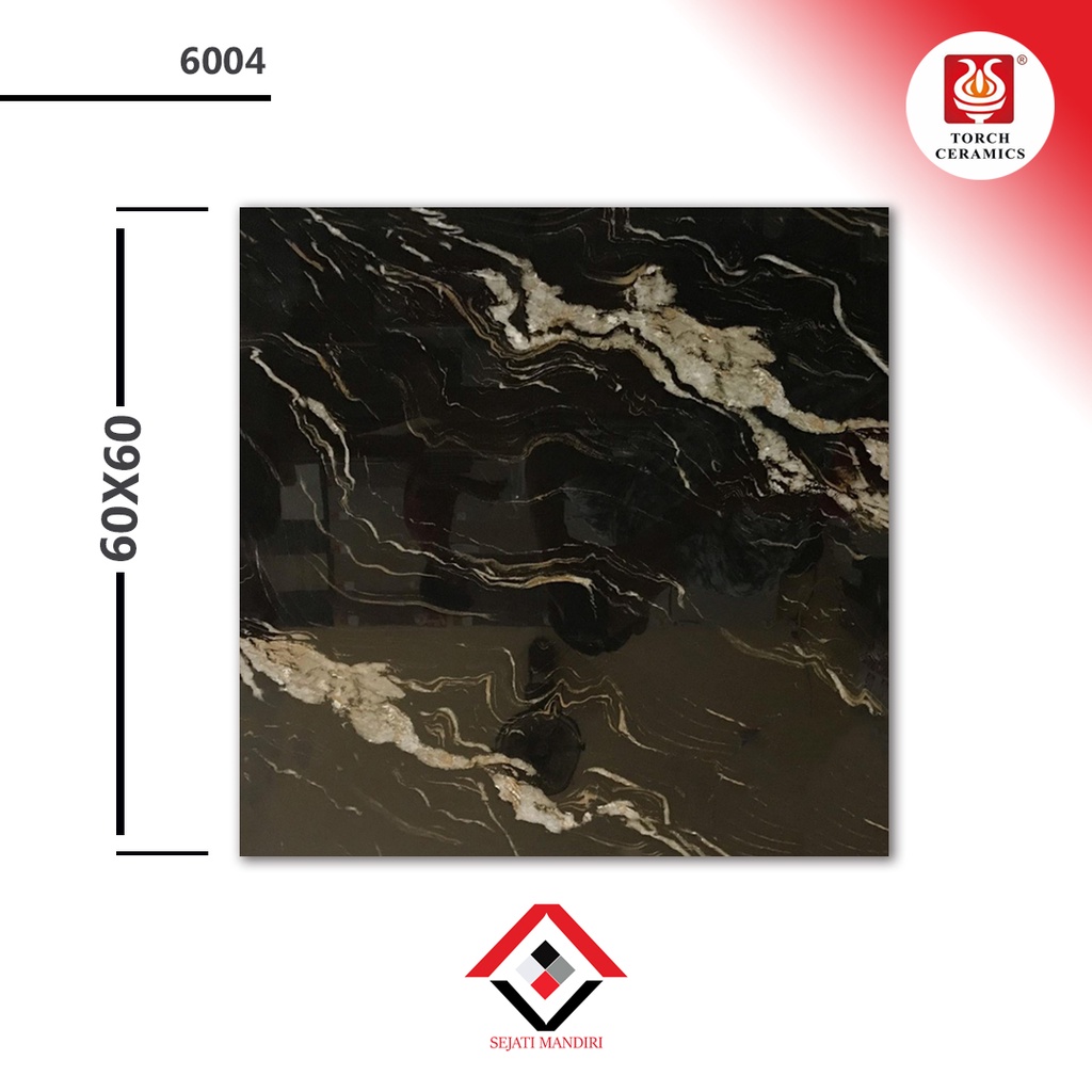 Granit 60x60 - Motif Marmer - Torch 6004