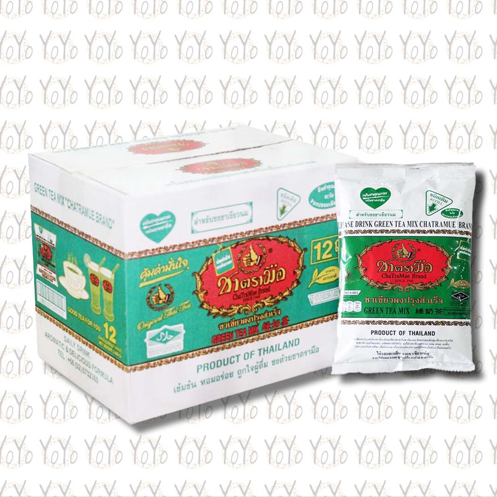 

YoYo 1 KARTON THAI GREEN TEA CHATRAMUE BRAND PRODUCT OF THAILAND 2023