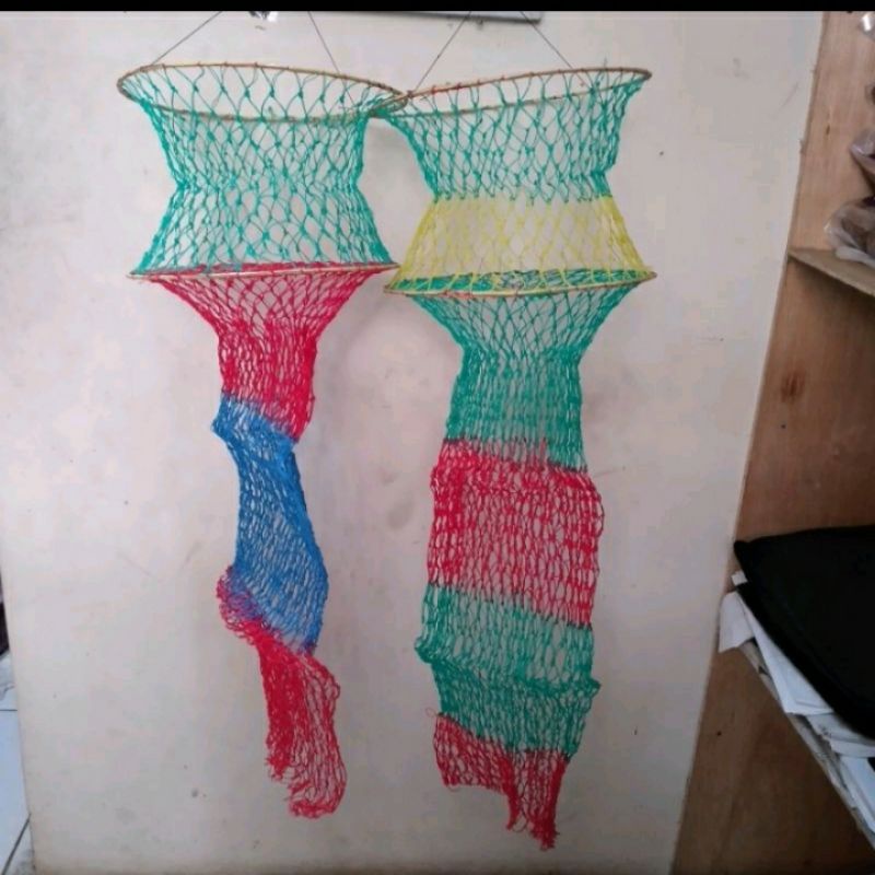 buy 1 get 1 . keramba koja korang kantong jaring kepis rajut tempat wadah ikan pancingan / Korang ik