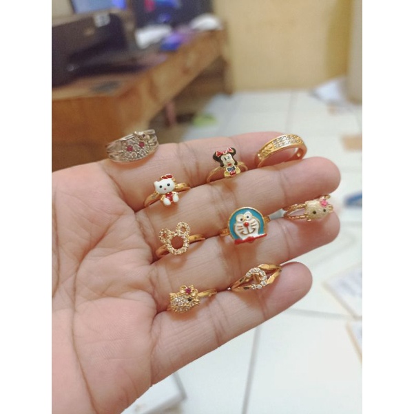 CINCIN ANAK KARAKTER KARTUN 9 VARIASI