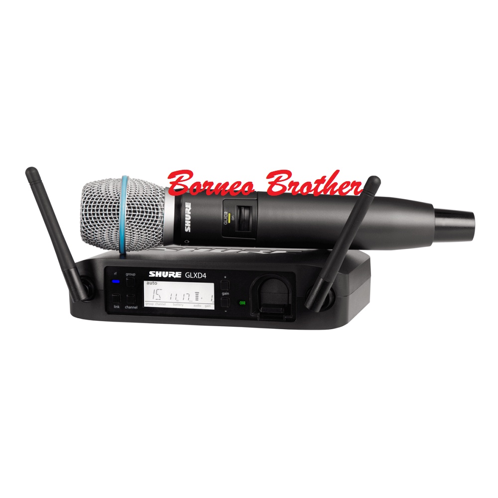 Shure GLXD24/B87A GLXD24/Beta87A Original Mic Wireless Handheld