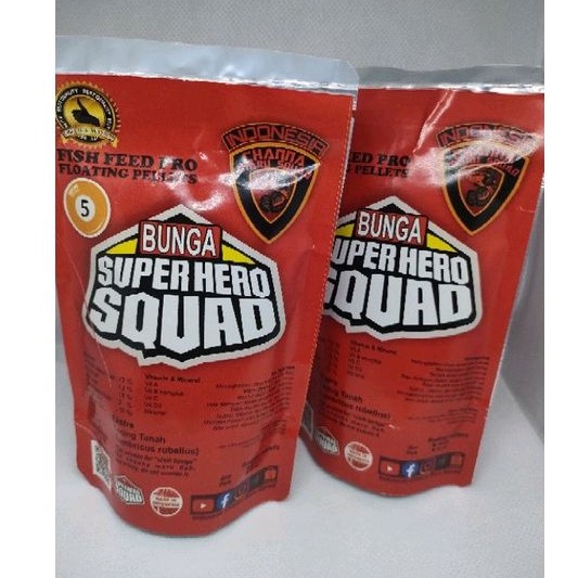 Pelet Bunga Super Hero Squad Original